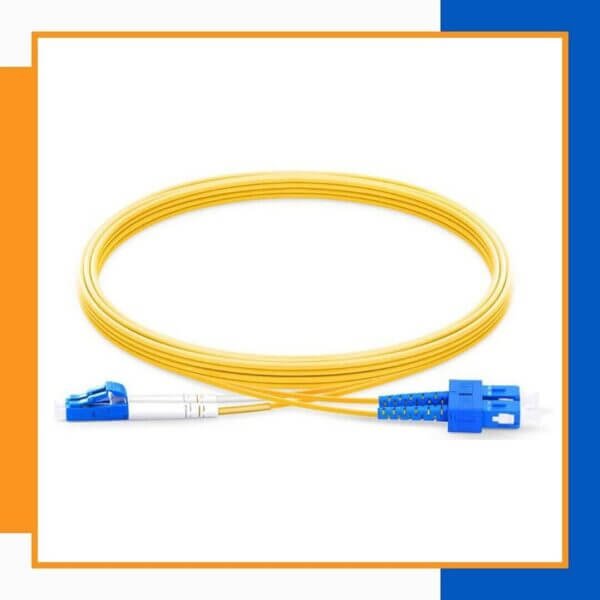 Fiber Optic Patch Cord SM SC-LC-UPC Duplex LSZH 10m