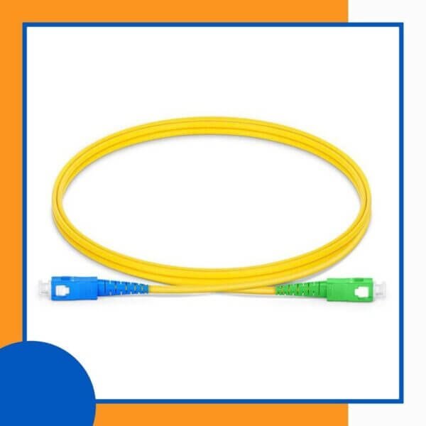 SC-APC-SC-UPC Simplex Patch Cord SM LSZH 10m