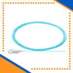 multi mode sc/upc simplex fiber optic pigtail lszh om3 1 meter