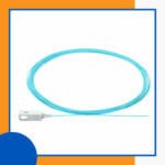 multi mode sc/upc simplex fiber optic pigtail lszh om3 1 meter