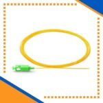 single mode sc/apc simplex fiber optic pigtail lszh 1 meter