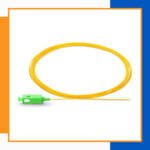 single mode sc/apc simplex fiber optic pigtail lszh 1 meter