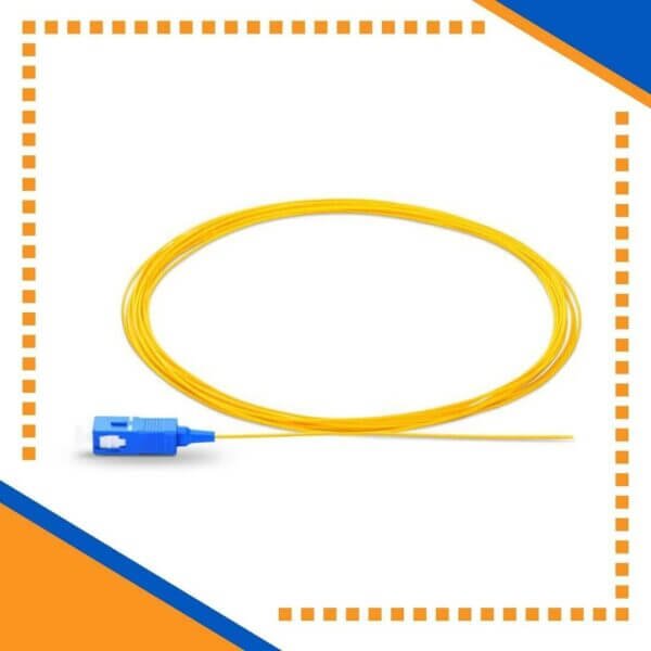 single mode sc/upc simplex fiber optic pigtail lszh 1 meter