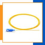 single mode sc/upc simplex fiber optic pigtail lszh 1 meter