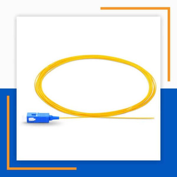single mode sc/upc simplex fiber optic pigtail lszh 1 meter