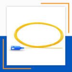 single mode lc/upc simplex fiber optic pigtail lszh 1 meter