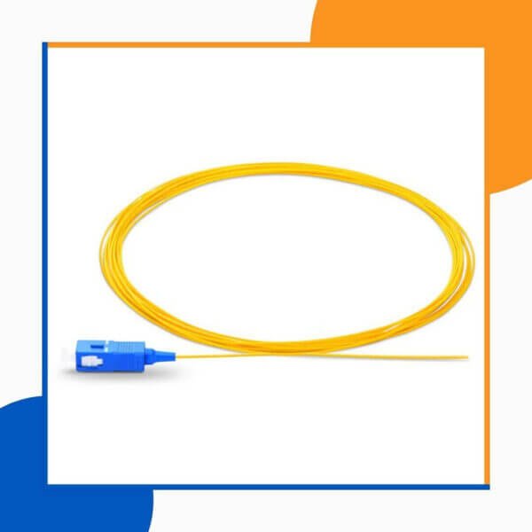 single mode lc/upc simplex fiber optic pigtail lszh 1 meter