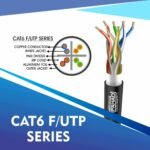 cat6 cable red utp 23awg 305m cat6 u/utp 23awg cable 305m Black