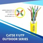 cat5e 24awg 4 twisted pair f-utp solid cable 305m