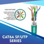 Cat6a SF-UTP Network bulk cable 305m