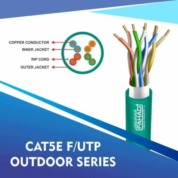 cat5e 24 awg F-UTP outdoor cable 305m