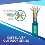 Cat6 network cable 23awg 4pair LSZH DJ-UTP cable 305m