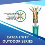 cat6a network cable 23awg 4pair LSZH f-utp cable 305m