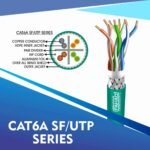 cat6a network cable 23awg 4pair LSZH sf-utp cable 305m
