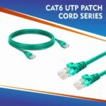 cat6 23awg patch cable u-utp 0.15meter AQUA