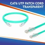 cat6a data patch cord stp 0.15meter AQUA