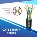 cat5e 24 awg outdoor u/utp 4 twisted pair network cable 305-500m