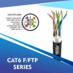 cat6 23 awg Outdoor 4 twisted pair F/ftp network cable 305-500m Cat6 network cable 23awg 4pair LSZH F-FTP cable 305m
