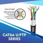 cat6a network cable 23awg 4pair LSZH u-ftp cable 305m
