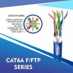 tmt cable cat6a sftp LSZH 305m cat6a sftp LSZH tmt copper cable 305m Cat6a F-FTP Network LSZH cable 305m