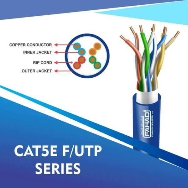 cat5e 24 awg 4 twisted pair f/utp network cable 305-500m Cat5e 5X248BXX 24awg 4 twisted pair network cable 305m cat5e Bare Copper u-utp cable 305m Box