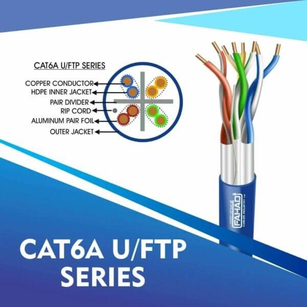best cat6a cables network 23 awg 4 pair lszh ftp cable 305m lan cable color code cat6a & lszh u/ftp cable 305m category 6a uutp cable lszh 305m reel cat6a ethernet 23awg 4pair ftp cable 305m