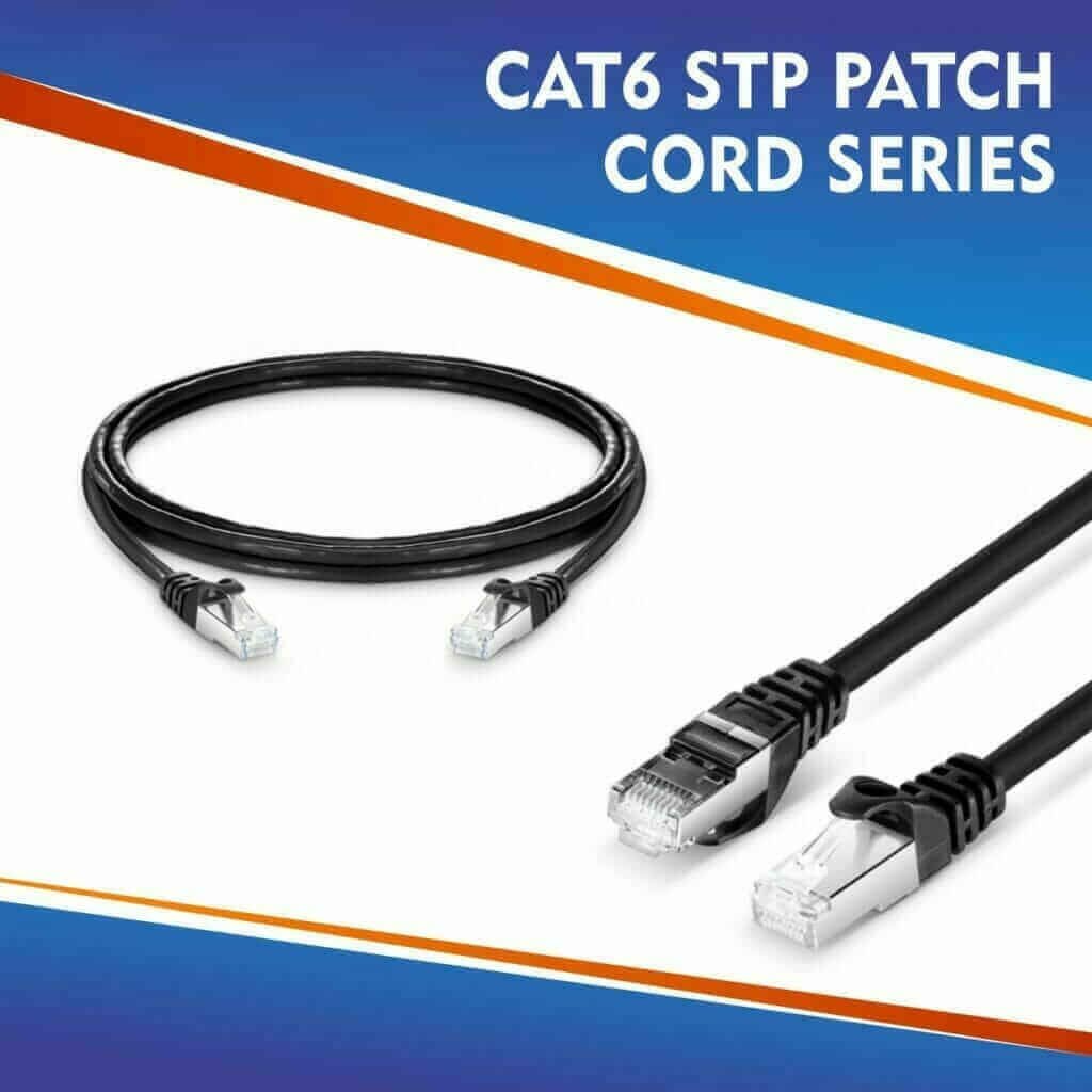 Exploring Fahad Cables Industry FZE: A Leader in Data Patch Cord Manufacturing 4 CAT6 STP PATCH CORD SERIES BLACK