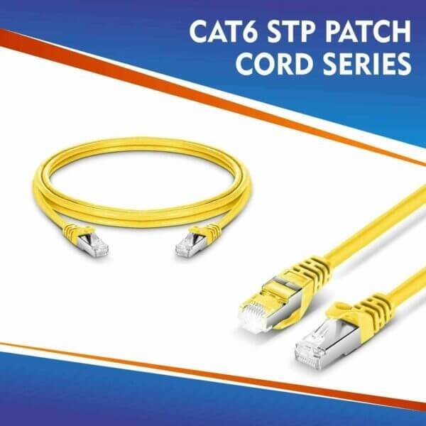 CAT6 STP PATCH CORD SERIES YELLOW