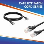 1m-90m Outdoor cat6 23 awg utp ethernet patch cord CAT6 UTP PATCH CORD SERIES BLACK
