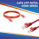 CAT6 UTP PATCH CORD SERIES RED