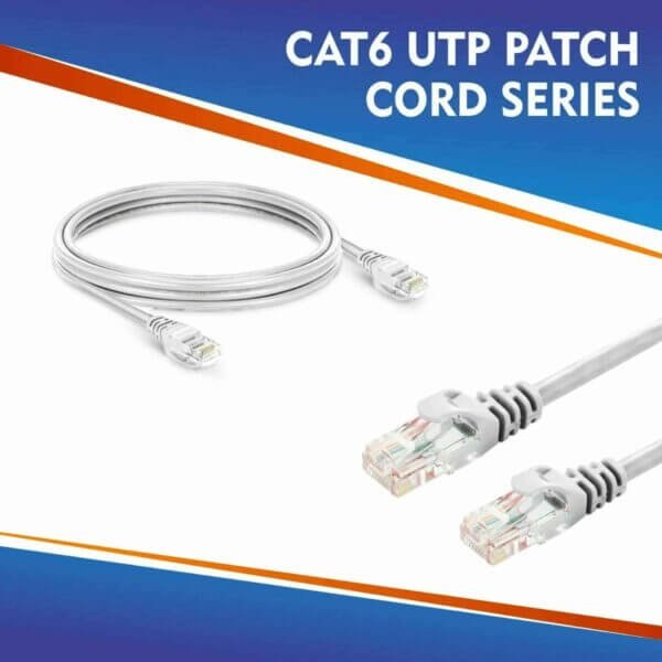 CAT6 UTP PATCH CORD SERIES WHITE