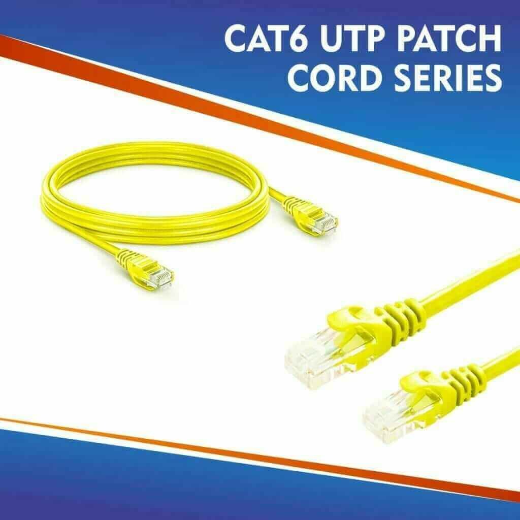 Understanding Patch Code Color Codes: A Comprehensive Guide by Fahad Cables Industry FZE 3 CAT6 UTP PATCH CORD SERIES YELLOW