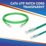 CAT6 UTP PATCH CORD TRANSPARENT GREEN