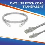 CAT6 UTP PATCH CORD TRANSPARENT GREY