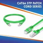 CAT6A STP PATCH CORD SERIES GREEN