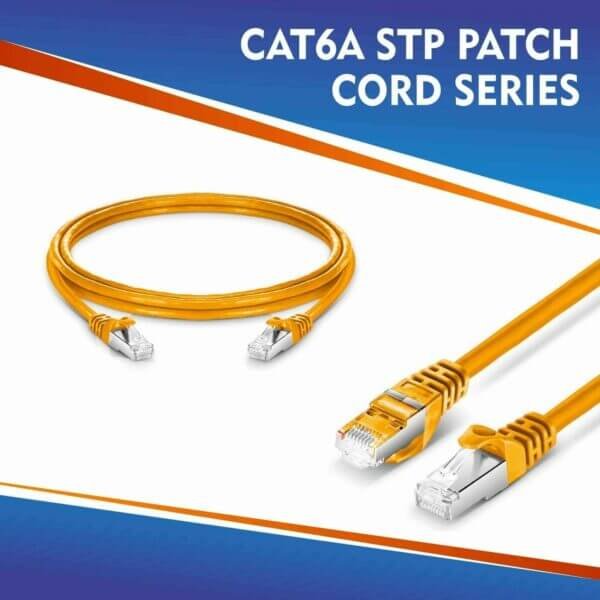 CAT6A STP PATCH CORD SERIES ORANGE