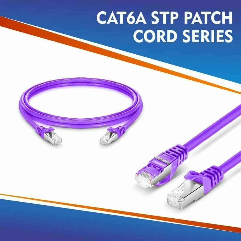 CAT6A STP PATCH CORD SERIES VOILET