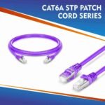 CAT6A STP PATCH CORD SERIES VOILET