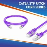 CAT6A STP PATCH CORD SERIES VOILET