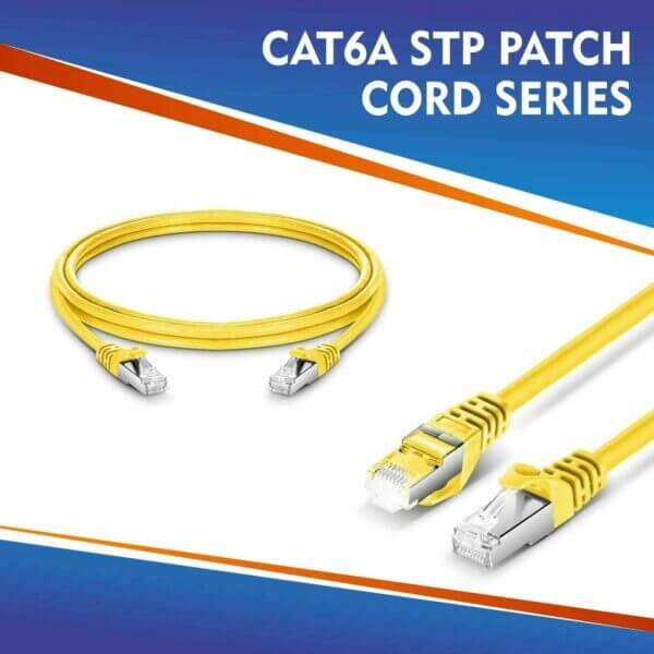 CAT6A STP PATCH CORD SERIES YELLOW
