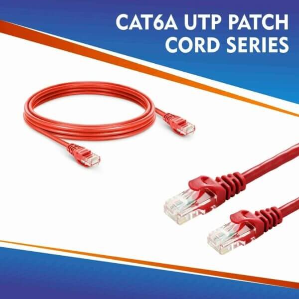 CAT6A UTP PATCH CORD SERIES RED