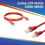 CAT6A UTP PATCH CORD SERIES RED