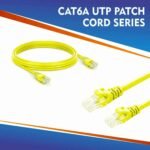 CAT6A UTP PATCH CORD SERIES YELLOW