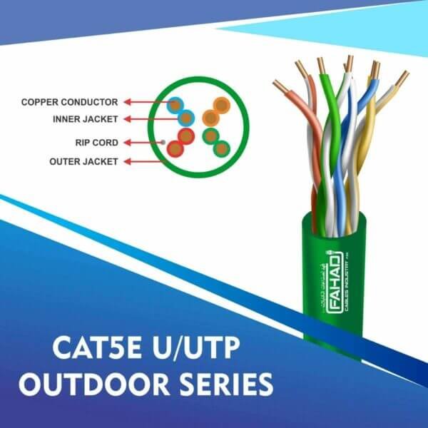 cat5e 24 awg U-UTP outdoor cable 305m