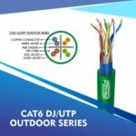 Cat6 network cable 23awg 4pair LSZH DJ-UTP cable 305m