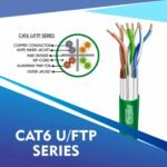 Cat6 network cable 23awg 4pair LSZH U-FTP cable 305m