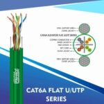 CAT6A ELEVATOR FLAT CABLE U/UTP cat 6 cable for elevator
