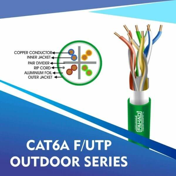 Cat6a F-UTP Network LSZH cable 305m