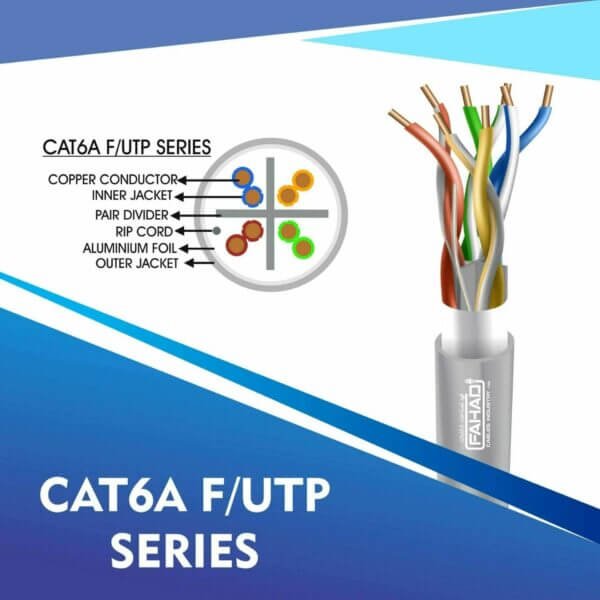 Cat6a F-UTP Network LSZH cable 305m