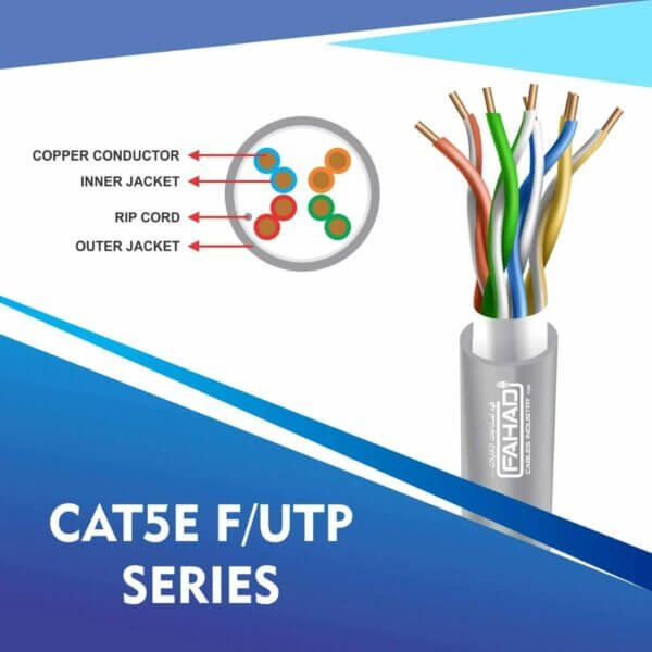 cat5e f/utp cable 305m cat5e 24 awg F-UTP outdoor cable 305m